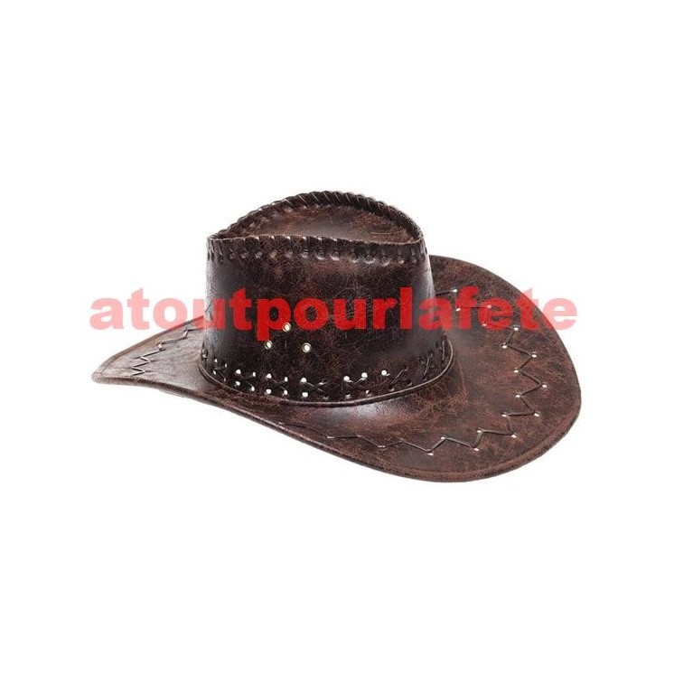 Chapeau Cow boy suédine (8 coloris au choix)