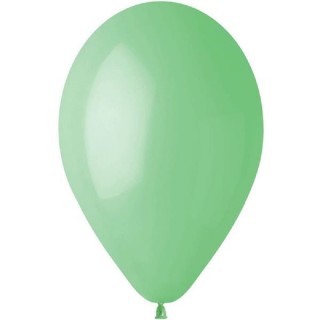 100 ballons Vert menthe Standard , Ø 28cm