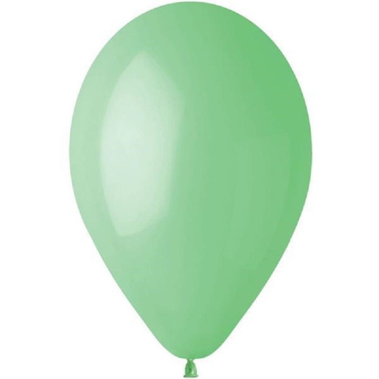 100 ballons Vert menthe Standard , Ø 28cm