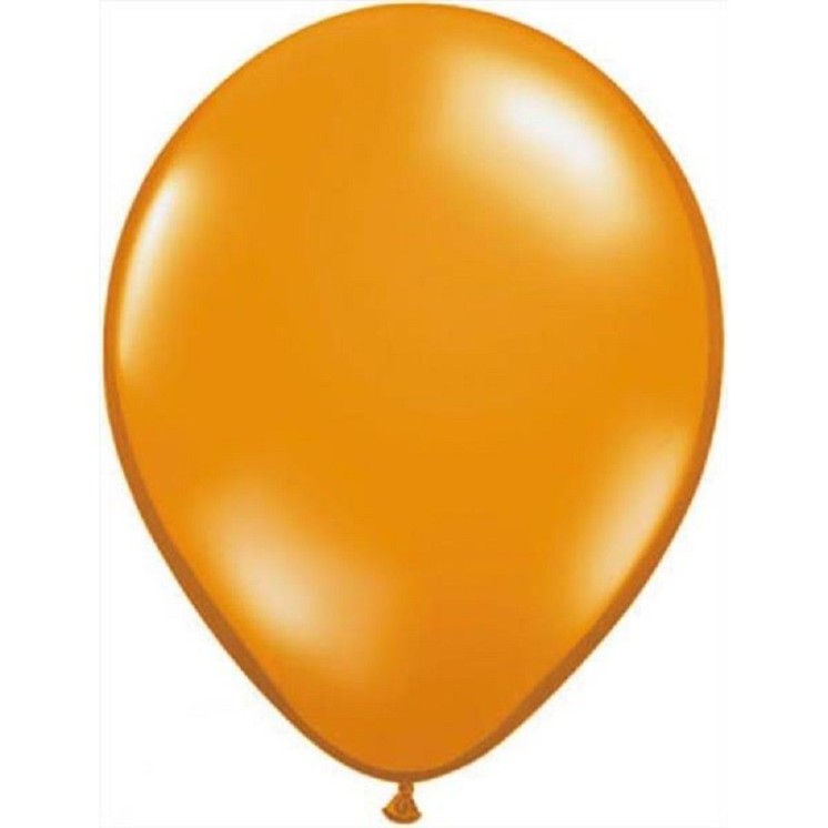 100 ballons orange Standard , Ø 28cm