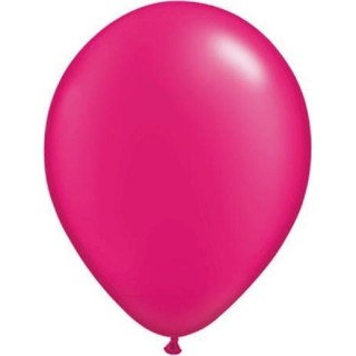 Sac de 100 ballons Fuchsia Standard , Ø 28cm