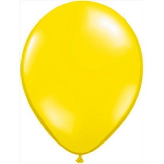 100 ballons Jaune Citron Standard , Ø 28cm