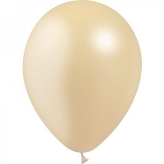 100 ballons Ivoire métallisés Standard , Ø 28cm