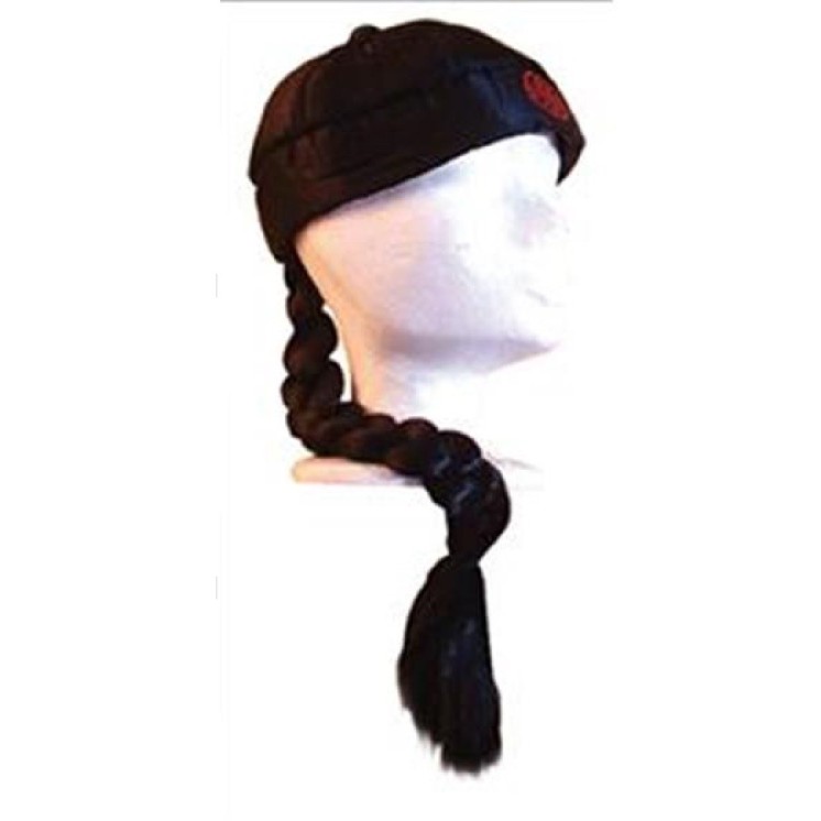 Chapeau, Coiffe Asiatique, Mandarin, Coolie à natte