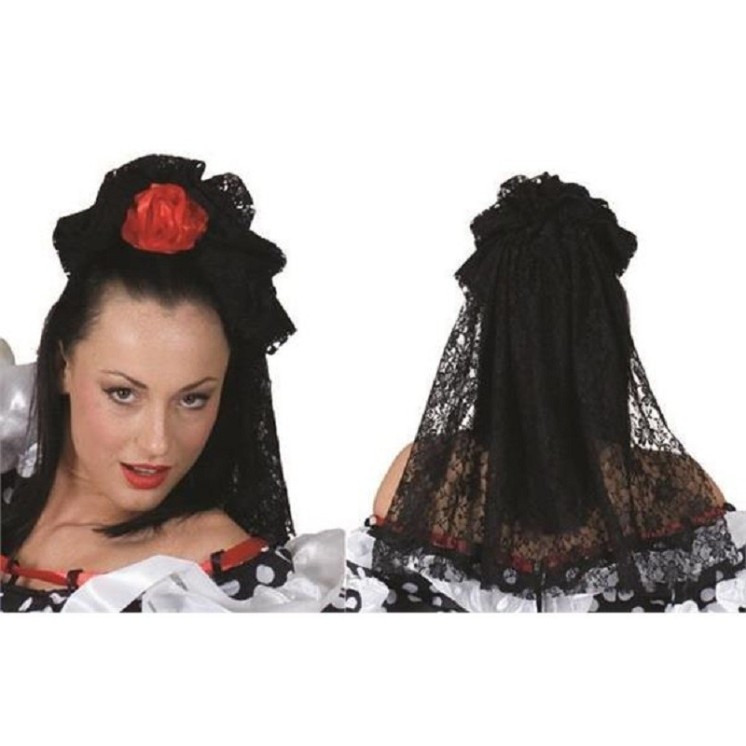 Mantille espagnole en dentelle, Flamenco