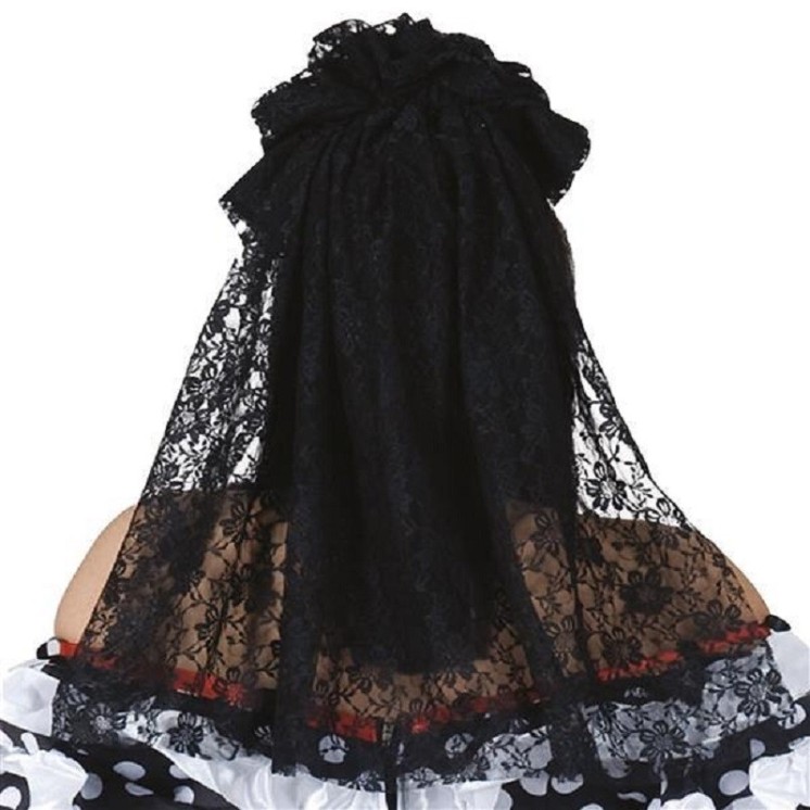 Mantille espagnole en dentelle, Flamenco