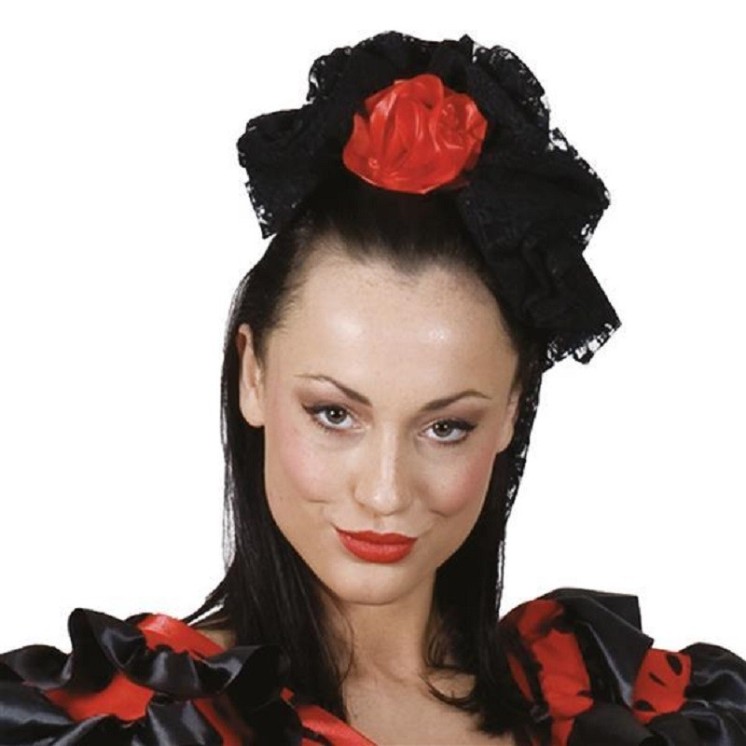 Mantille espagnole en dentelle, Flamenco