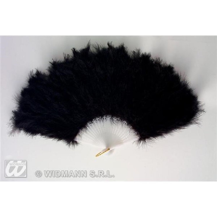 Eventail en plumes pour revue cabaret, gala de danse