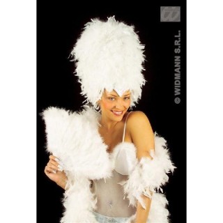 Eventail en plumes pour revue cabaret, gala de danse