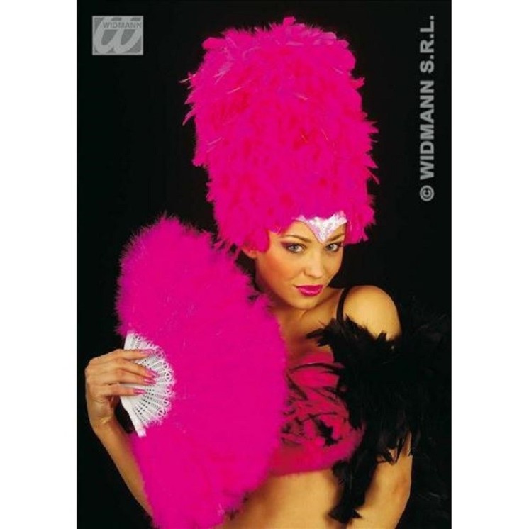 Eventail en plumes pour revue cabaret, gala de danse