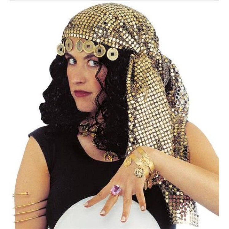 Coiffe, Foulard de Gitane, Tzigane, Diseuse de bonne aventure, cartomancienne, voyante
