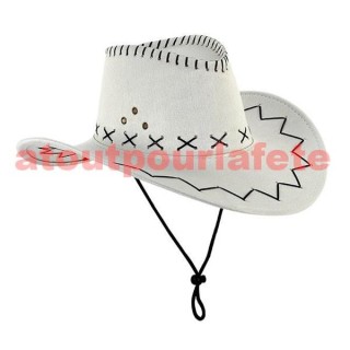 Chapeau Cow boy pour deguisement et soirée Farwest Western