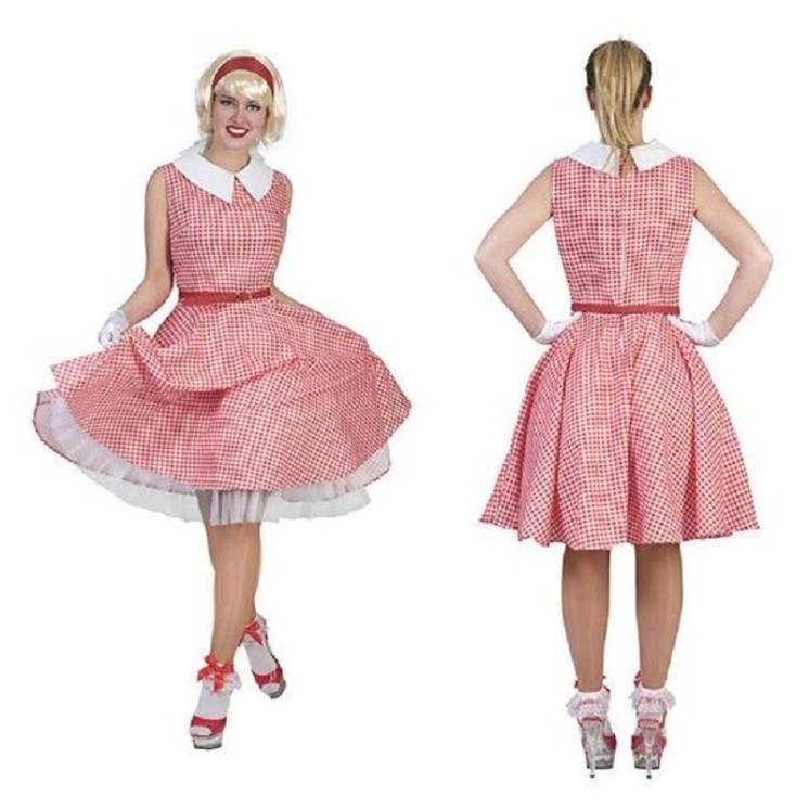 Déguisement Sixties, Robe 1950, Année 50' Robe Fifties, Femme