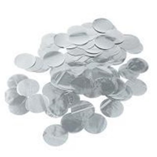 Confettis de scène métalisés Argent 5cms (100gr)
