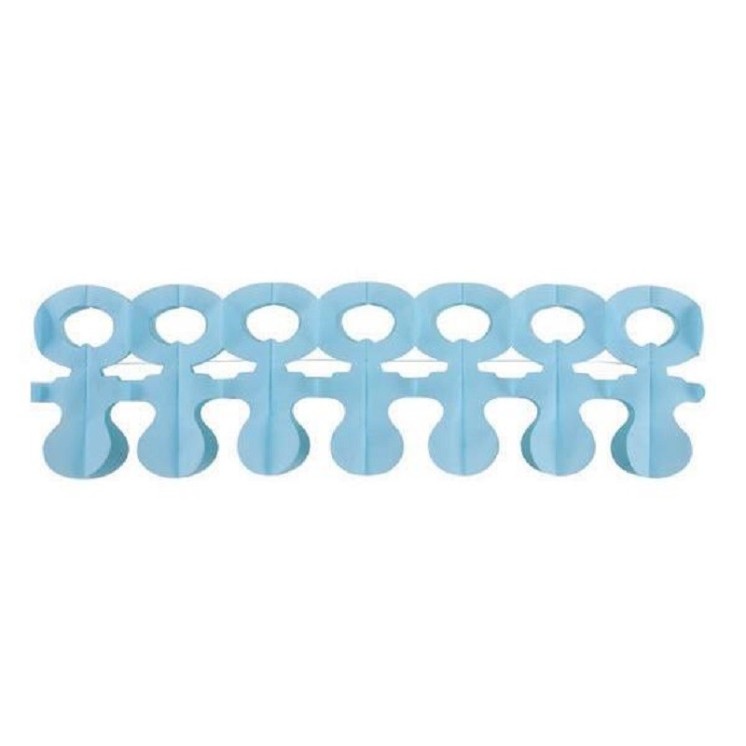 Guirlande Tétine Baby Shower, Naissance garçon 18cm en 3,00m,