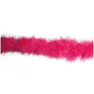 Boa marabout en duvet rose 1,80m 15grs