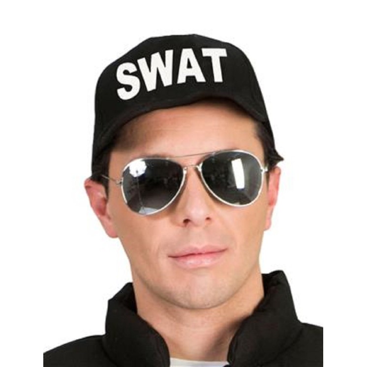 Casquette de Policier "SWAT" adulte (réglable)
