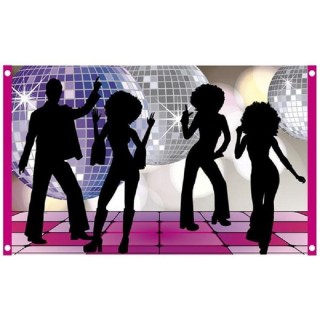 Drapeau Bannière Disco 150 X 90cms polyester