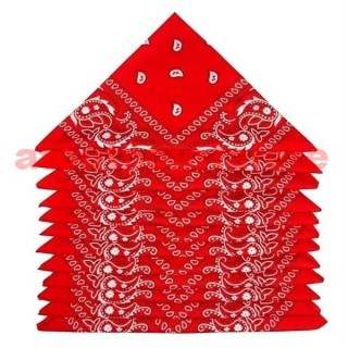 Lot de 12 Bandanas pour deguisement de Cow-boy, Farwest, Renaud