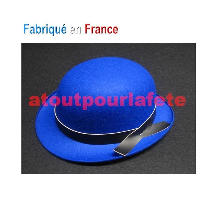 Chapeau Melon couleur enfant avec ruban