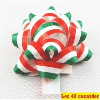Sachet de 40 noeuds Etoiles 45mm / Italie - Italien - (adhésif)