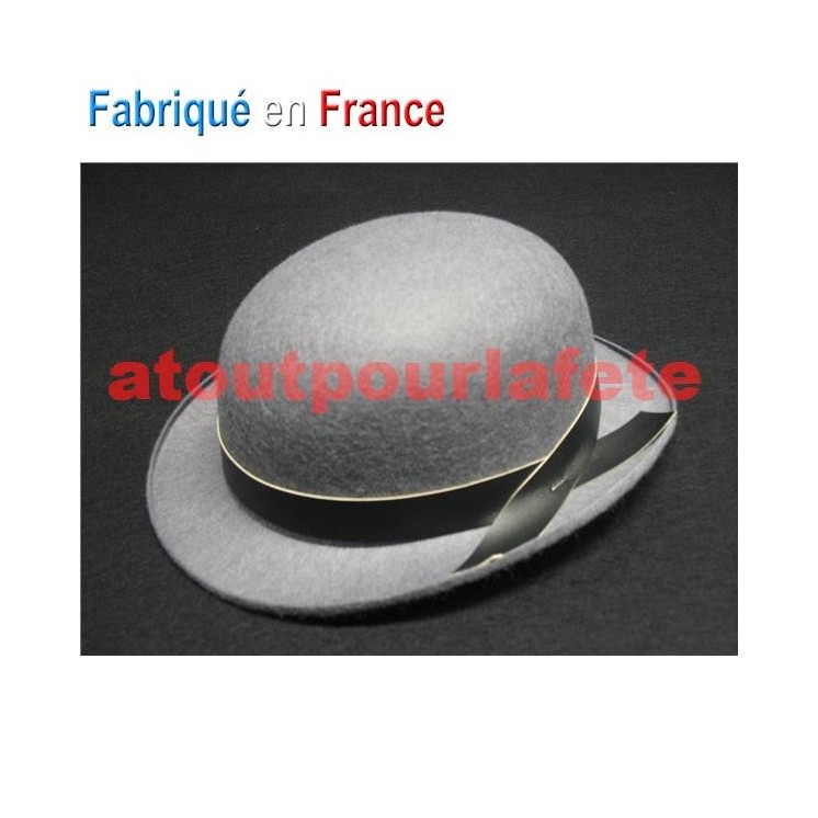 Chapeau Melon couleur enfant avec ruban