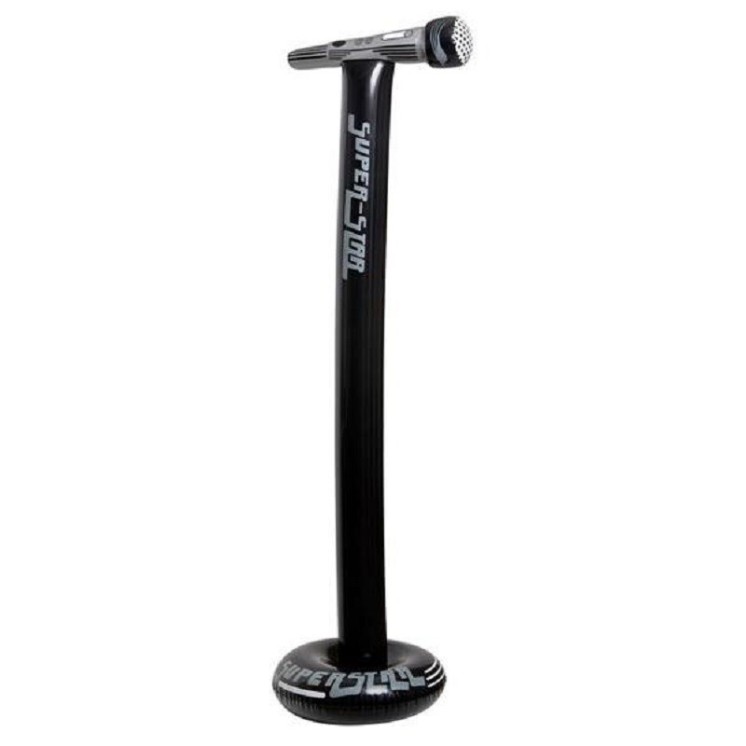 Microphone sur pièd géant gonflable 116cm