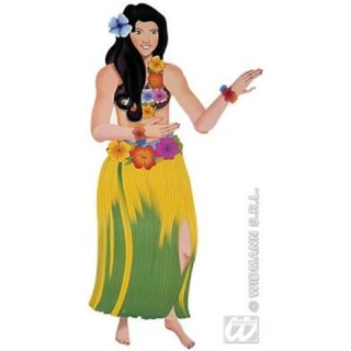 Décoration Tahitienne - Hawaienne articulee 135cm cut-out