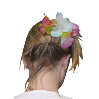Pince à cheveux "Fleur d' Hibiscus" Hawai, Aloha, Bienvenue