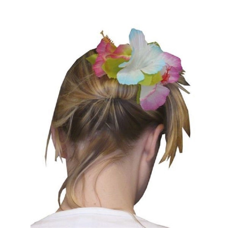 Pince à cheveux "Fleur d' Hibiscus" Hawai, Aloha, Bienvenue