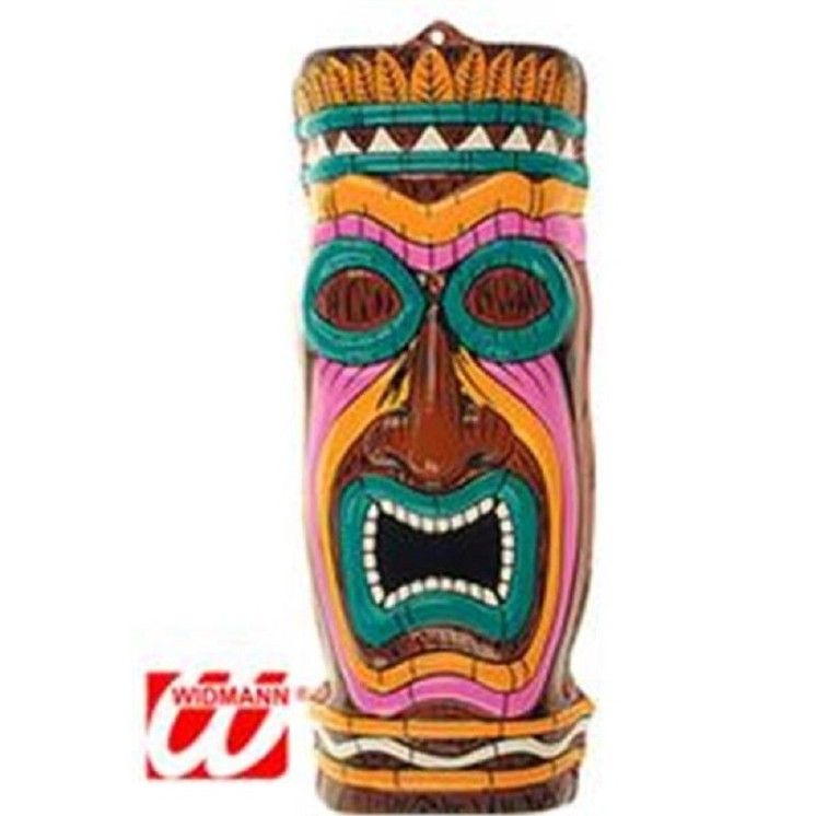 Décoration Tiki - Totem Tahitien  3D" h50 cm