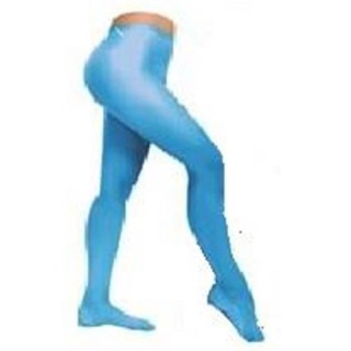 Collant turquoise pour deguisement (la paire)