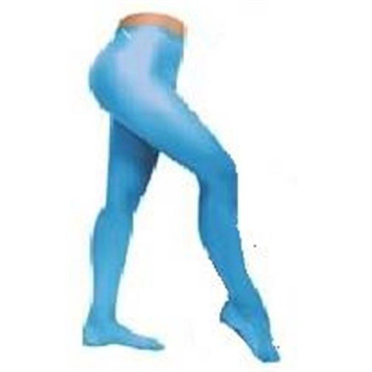 Collant turquoise pour deguisement (la paire)