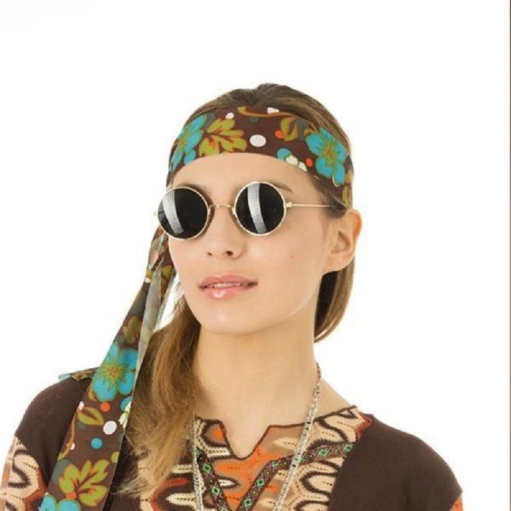 Lunettes Hippie,Baba Cool, Woodstock, Seventies