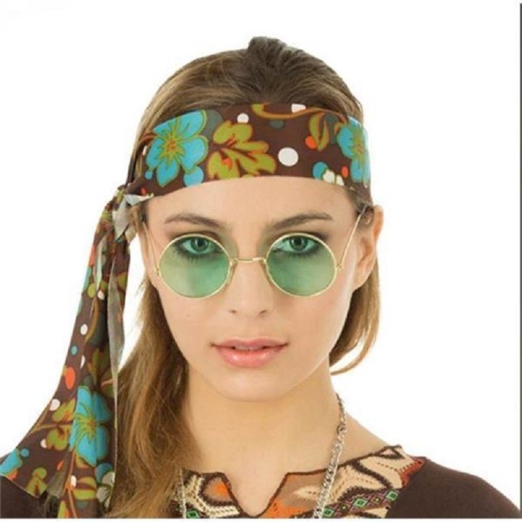Lunettes Hippie,Baba Cool, Woodstock, Seventies