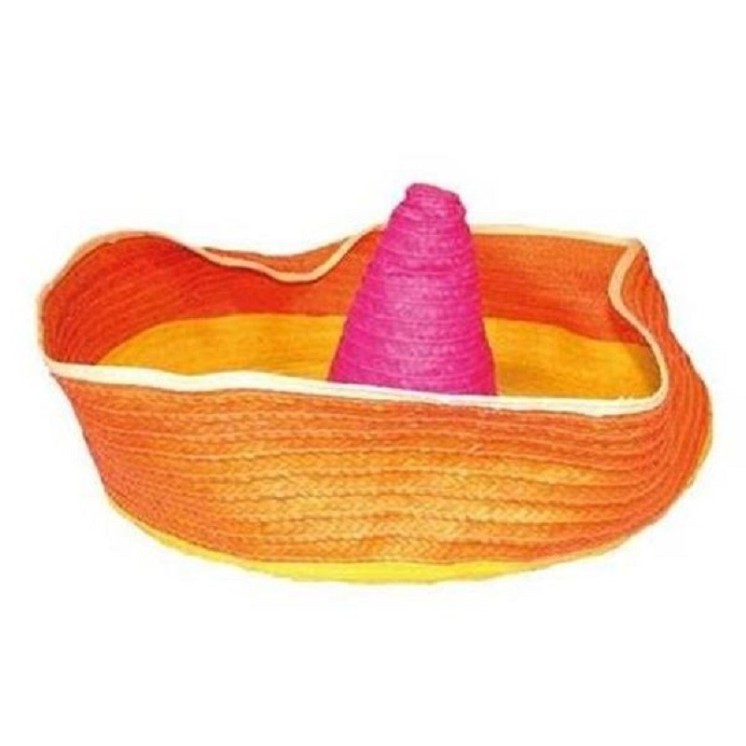 Sombrero mexicain, Chapeau mexicain orange 100cms