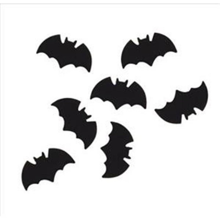 Confettis de table Chauve souris - noir - sachet de 10 gr
