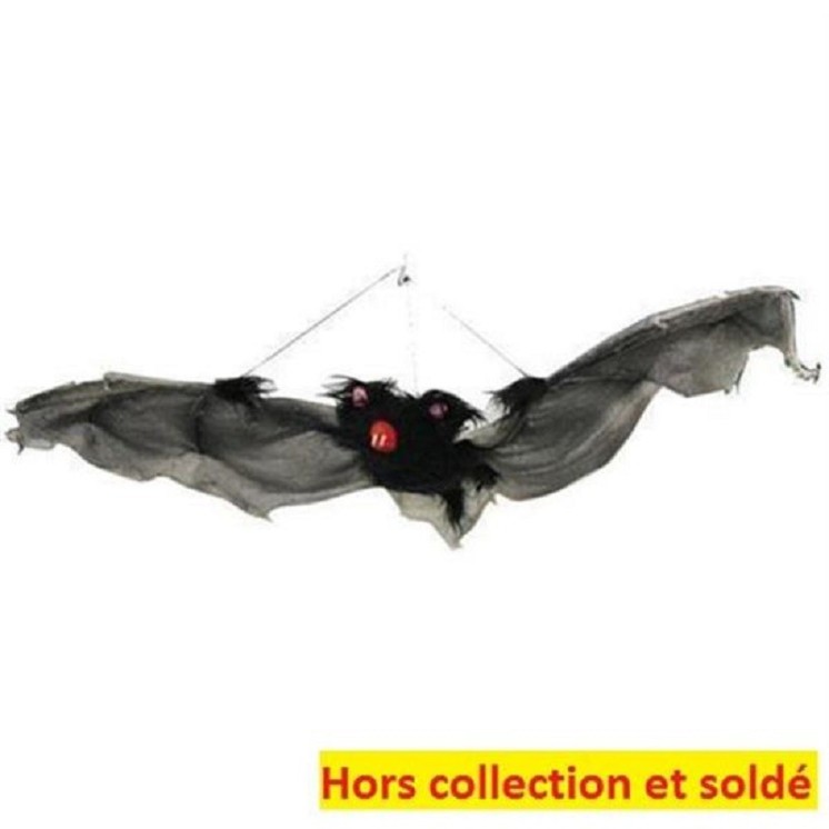 Chauve souris 110cm a suspendre pour decoration d' Halloween
