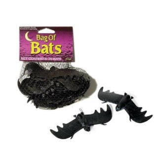 Chauve souris PM (sachet de 20) pour decoration d'halloween