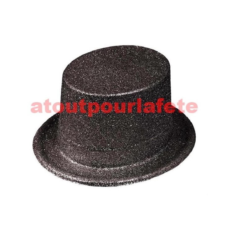 Chapeau Haut de forme paillettes couleur