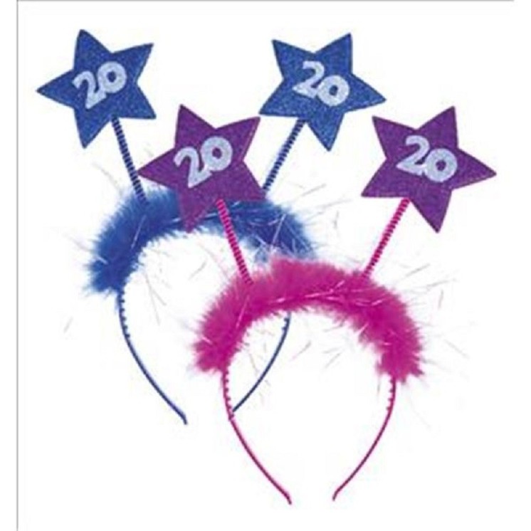 Serre-Tête Etoile  "Anniversaire" 20ans (2 coloris au choix)