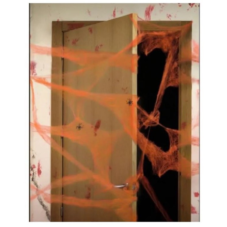 Toile d'araignée couleur + 1 araignée (sachet de 20gr)