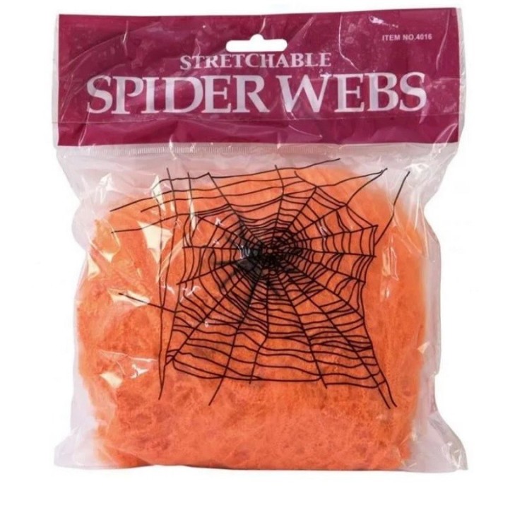 Toile d'araignée couleur + 1 araignée (sachet de 20gr)