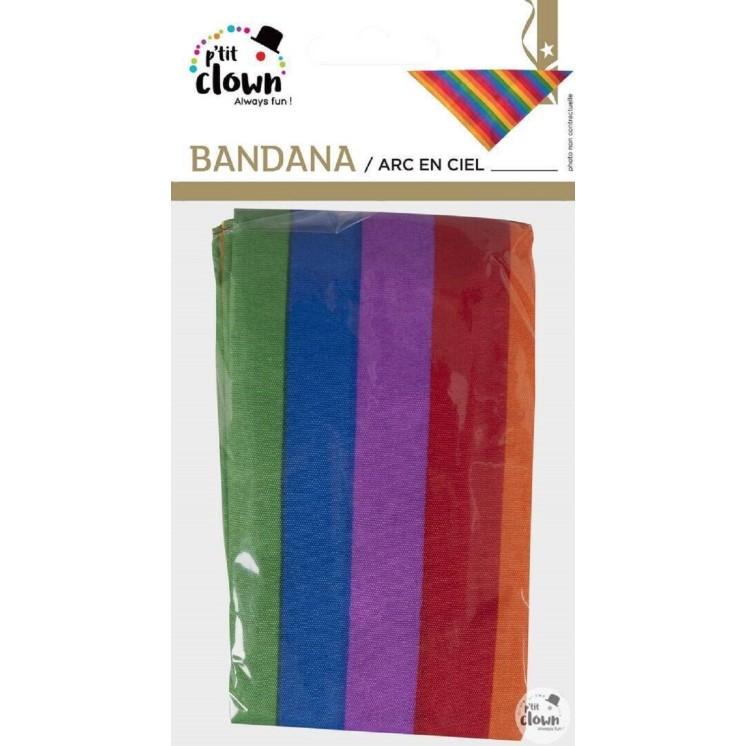 Bandana Arc-en-ciel - Gaypride 55 x 55 cm