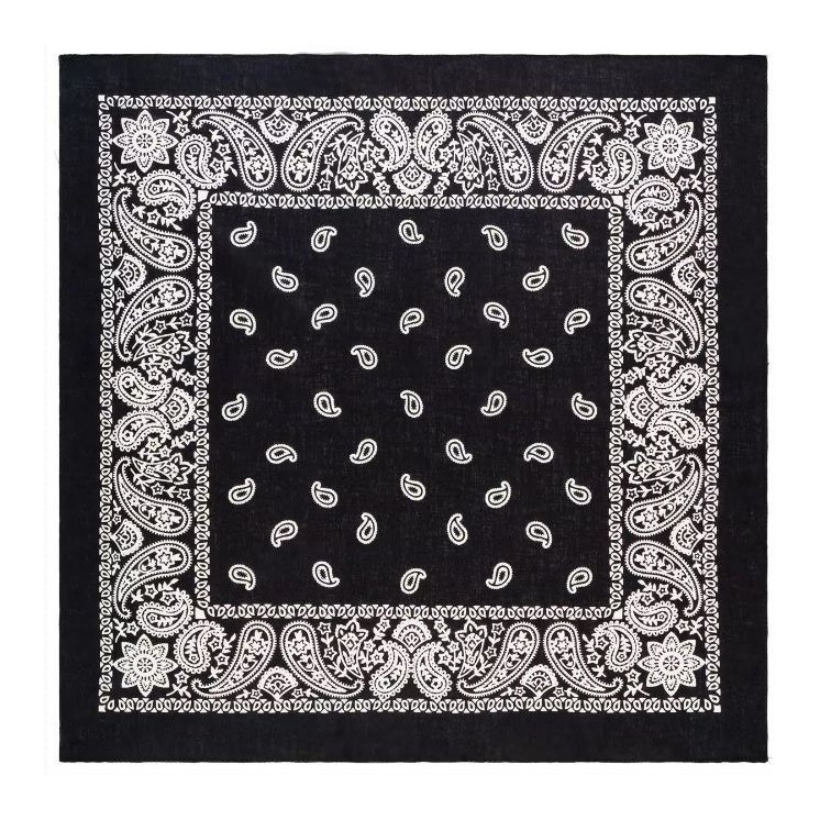 Bandana 55 X 55cms (10 coloris au choix) (la pièce)