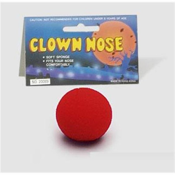 Nez de Clown en mousse rouge