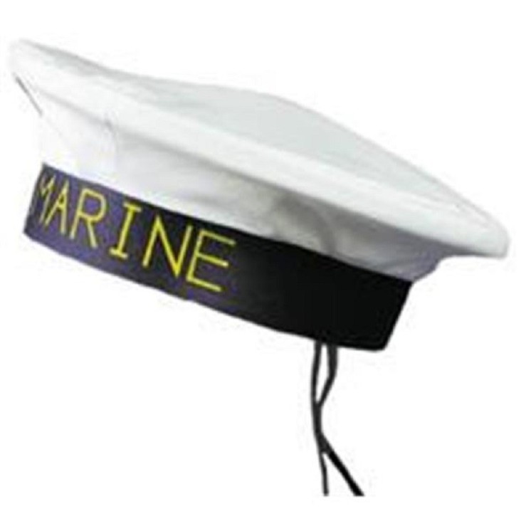 Beret de Marin, Bachi, Chapeau, Inscription "MARINE"