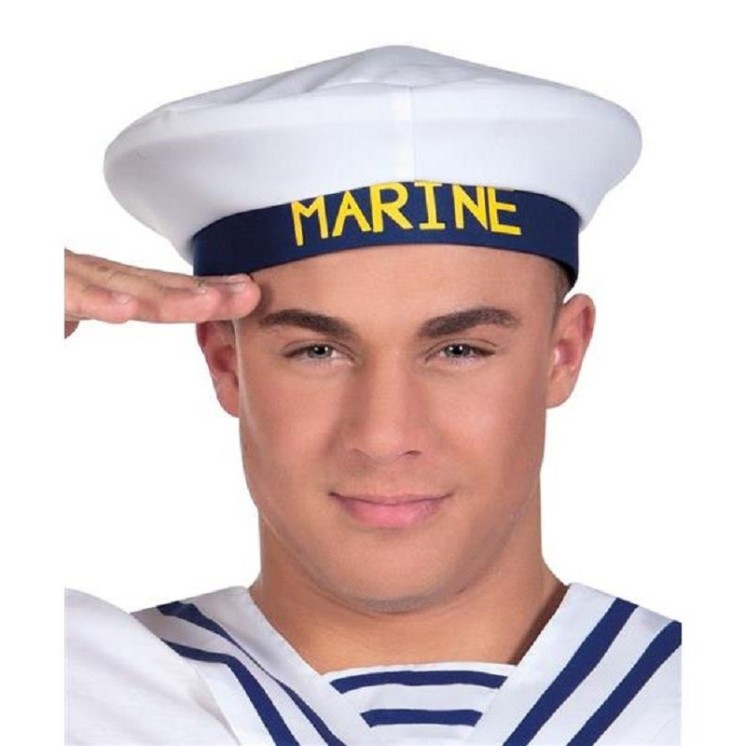 Beret de Marin, Bachi, Chapeau, Inscription "MARINE"