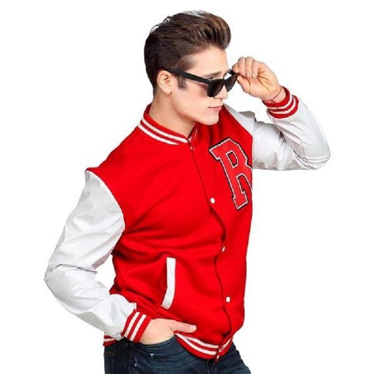 Blouson Teddy boy  - Universitaire Campus Americain  (taille M/L)