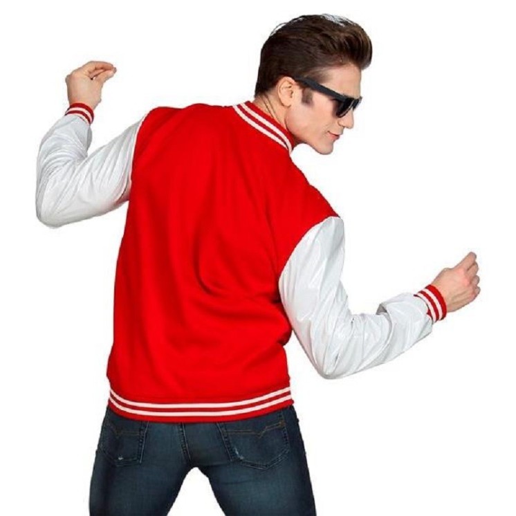 Blouson Teddy boy  - Universitaire Campus Americain  (taille M/L)